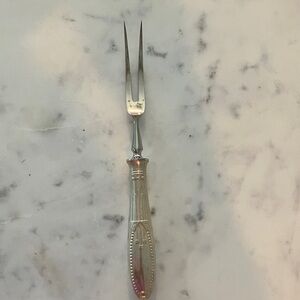 Vintage Silverplate Meat Fork